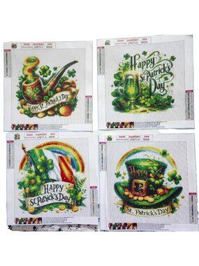 DIAMOND PAINTING ST PATRIK'S DAY 30 X 30cm DIY craft